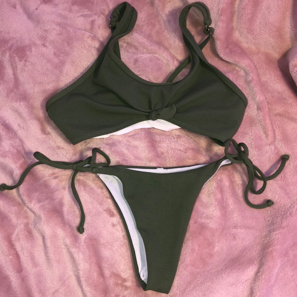 Army Green bikini set